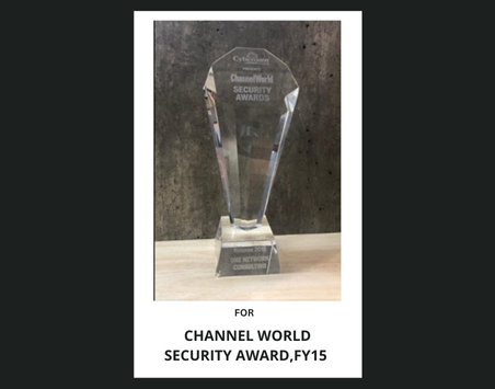 Cyberoam Security Award In 2015
